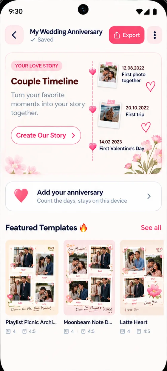 Building a Couple Timeline